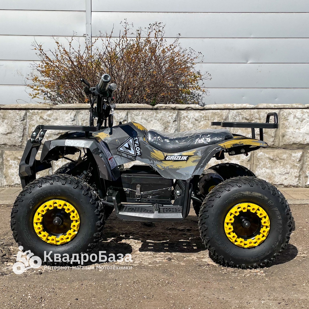 Детский электроквадроцикл Motax GRIZLIK MINI E1000 BW